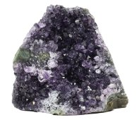 Mini Amethyst-Geode AB flache Basis 210g