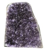 Mini Amethyst-Geode AB flache Basis 235g