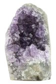 Mini Amethyst-Geode AB flache Basis 600g