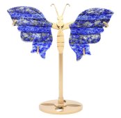 Lapislazuli-Schmetterling auf einem 14 cm großen Sockel